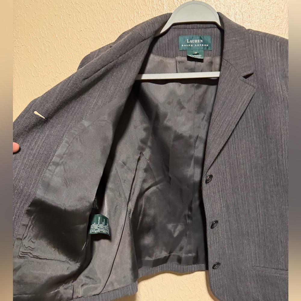 Ralph Lauren Women's Wool Blend Blazer Jacket Size 12 Professional‎ Business - Picture 4 of 6